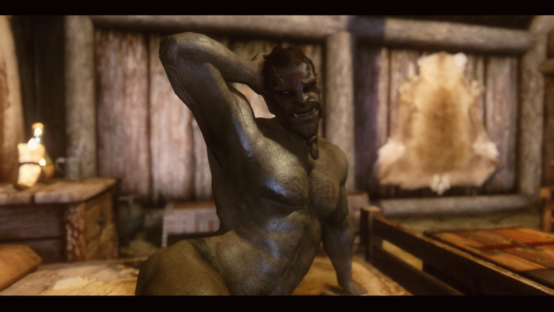 Illustration for article titled The Sexiest, If Not Silliest, Skyrim Beard Porn
